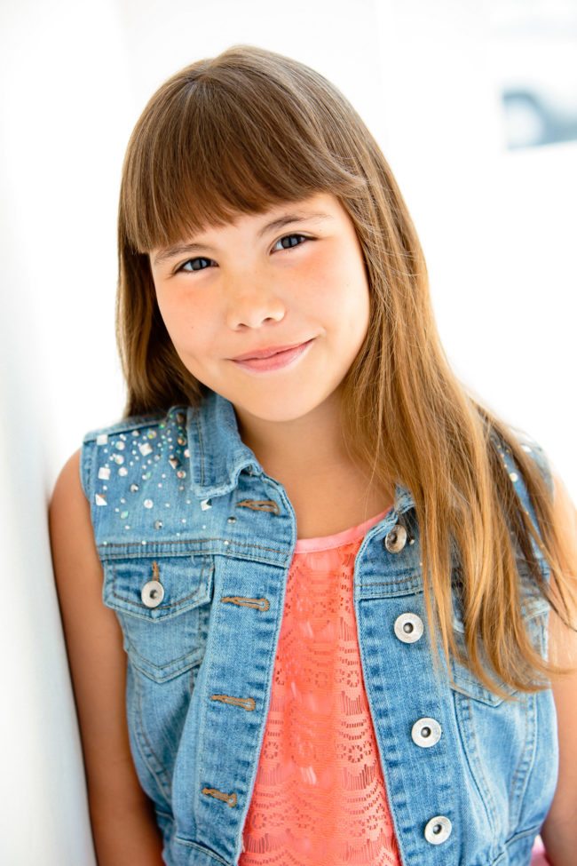 Bella Bracken Child Actress photographed by Michael Roud Photography in Los Angeles