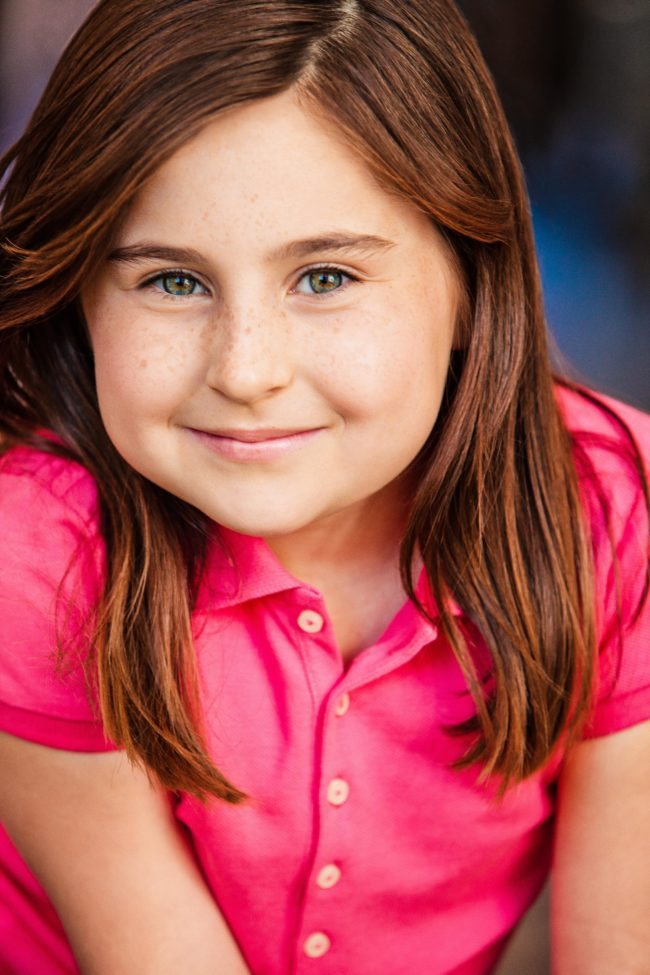 Girl In Pink by Kids Headshot Photographer Michael Roud