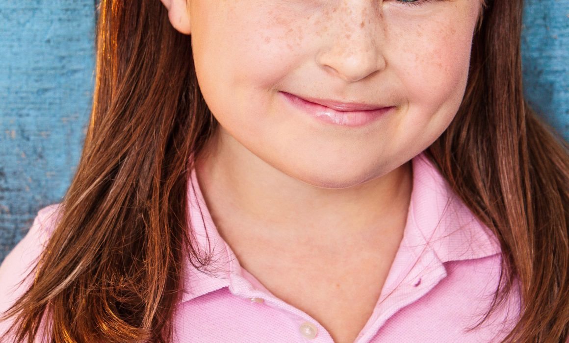 Smiling Girl in Pink, LA Children's Headshots