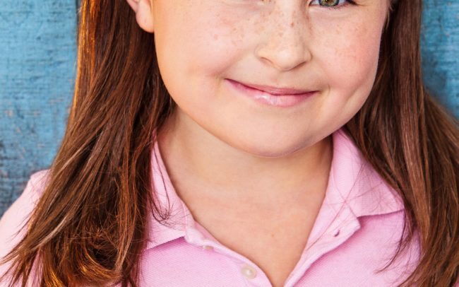 Smiling Girl in Pink, LA Children's Headshots