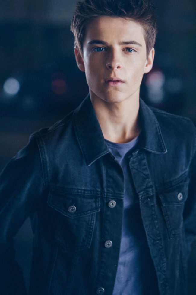 Moody Teen Male Actor Portfolio Photograph