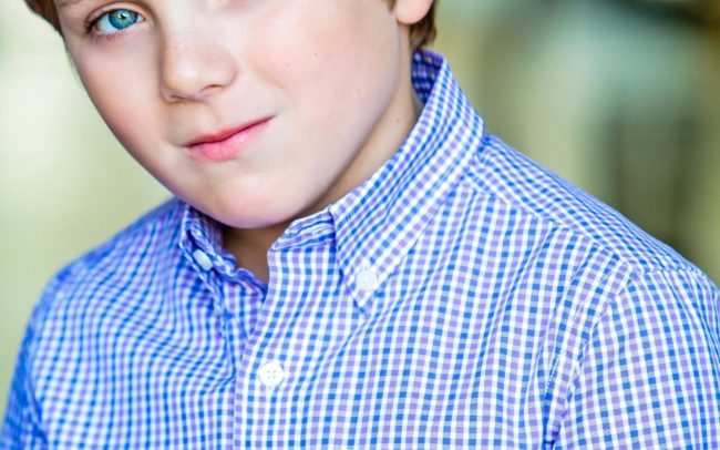 Boy Child's Headshot by Los Angeles Photographer Michael Roud