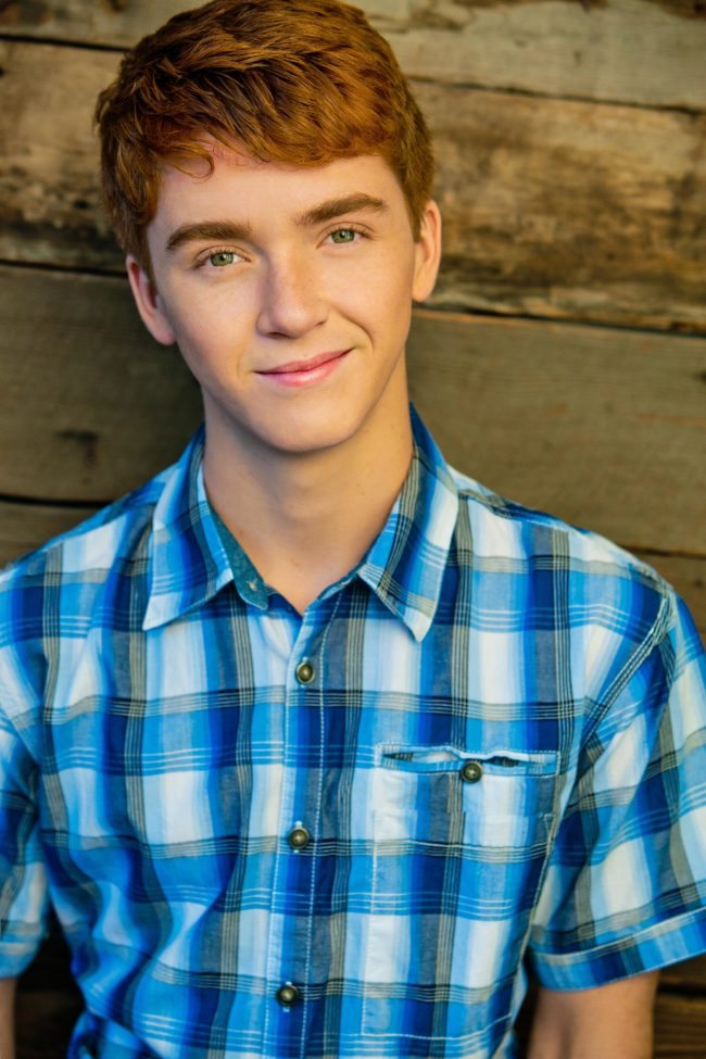 Teen Male Actor Casual Brand Headshot by LA Photographer
