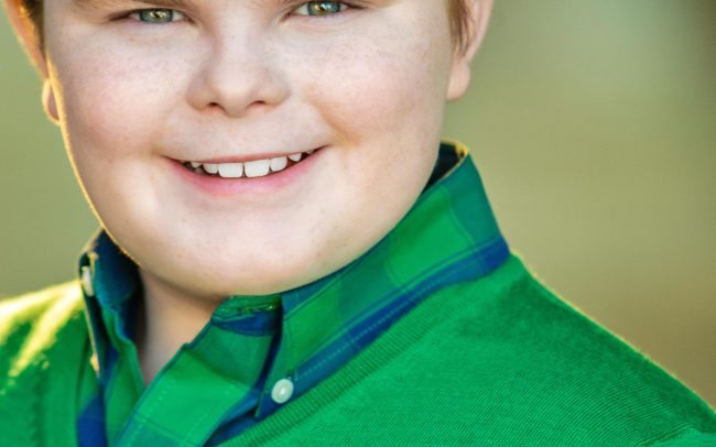 Male Child Actor Headshot by Los Angeles Character Photographer