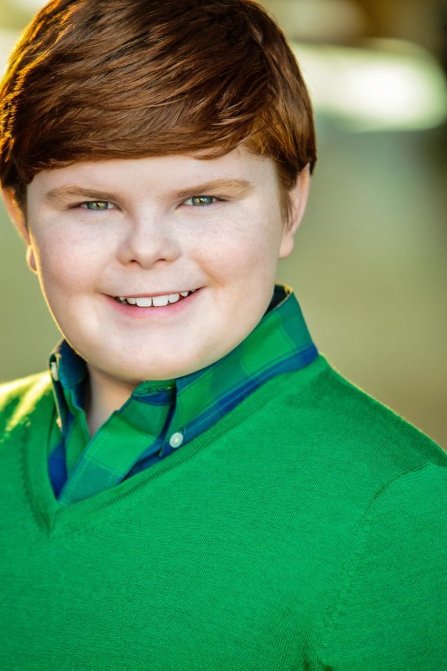 Male Child Actor Headshot by Los Angeles Character Photographer