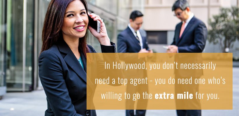 You don't need a top notch acting agent